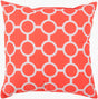 Surya Rain RG-120 Coral;Light Gray 26"L x 26"W Fabric