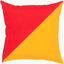 Surya Rain RG-136 Red;Saffron 18"L x 18"W Fabric