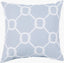 Surya Rain RG-148 Medium Gray;Off-White 18"L x 18"W Fabric