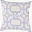 Surya Rain RG-154 Dark Blue;Light Gray 20"L x 20"W Fabric