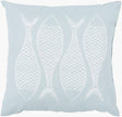 Surya Rain RG-167 Off-White;Pale Blue 18"L x 18"W Fabric