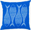 Surya Rain RG-169 Dark Blue;Ivory 20"L x 20"W Fabric