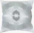 Surya Rain RG-226 Charcoal;Light Gray;Medium Gray;Sage 18"L x 18"W Fabric
