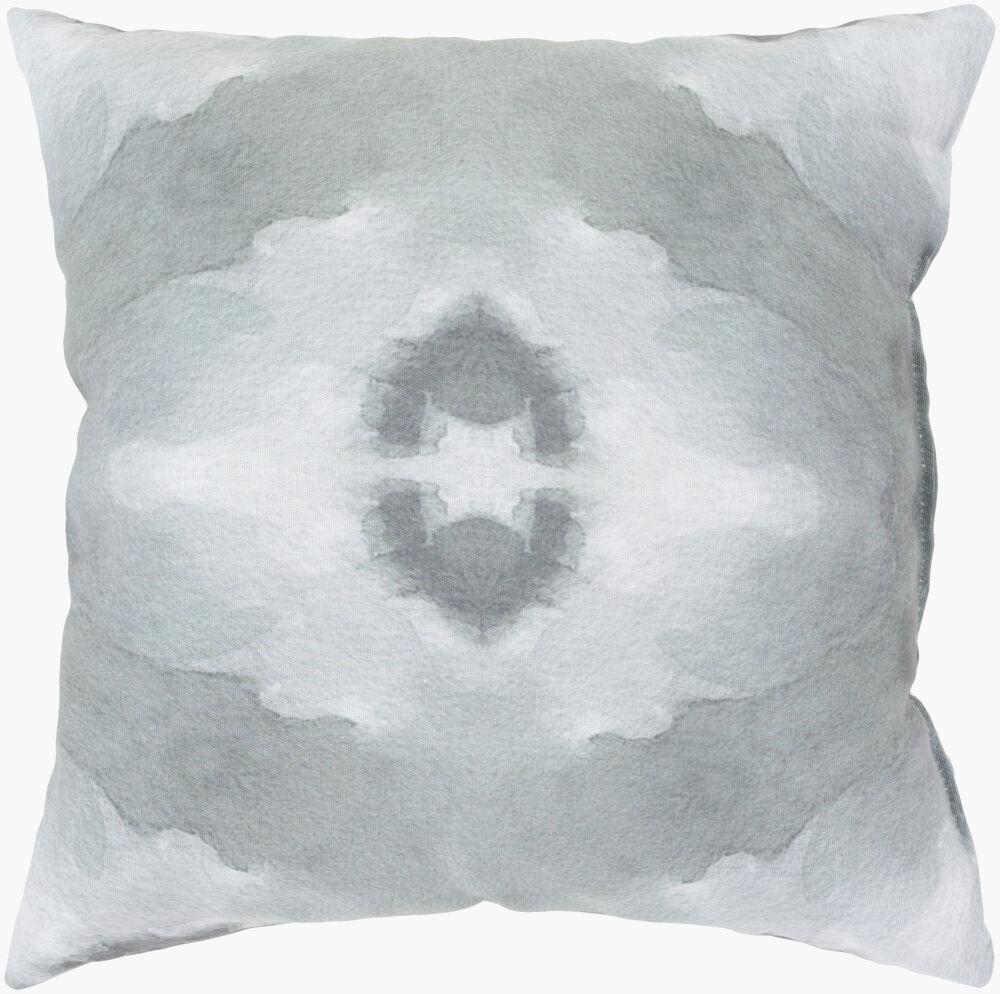 Surya Rain RG-226 Charcoal;Light Gray;Medium Gray;Sage 18"L x 18"W Fabric