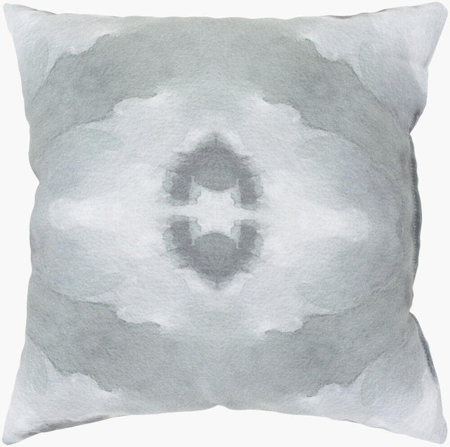 Surya Rain RG-226 Charcoal;Light Gray;Medium Gray;Sage 18"L x 18"W Fabric