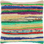 Surya Renzo RZO-101 Blue;Burgandy;Dark Blue;Dark Green;Emerald;Fuchsia;Grass Green;Green;Mauve;Pink;Teal 20"L x 20"W Fabric