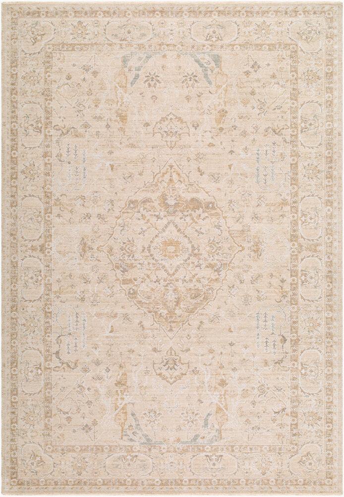 Surya The Vintage Edit RZVE-2300 Cream;Light Beige;Medium Gray;Sage;Seafoam;Tan 5' x 7'5" Rug