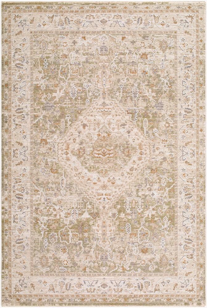 Surya Seclusion SCN-2300 Cream;Gray;Light Beige;Light Olive;Tan 6'7" x 9'6" Rug
