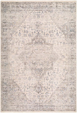 Surya Seclusion SCN-2302 Charcoal;Cream;Dark Blue;Gray;Light Beige;Light Gray;Medium Gray 6'7" x 9'6" Rug
