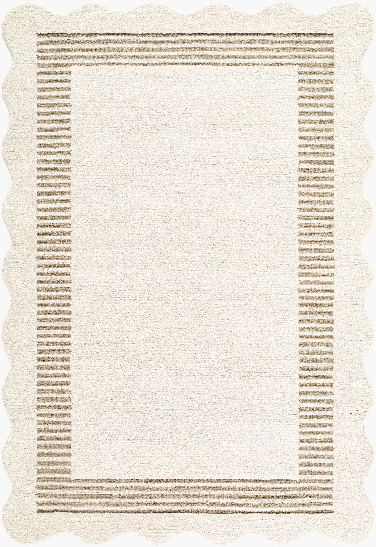 Livabliss Scalloped SCP-2307 2'6" x 8' Handmade Rug