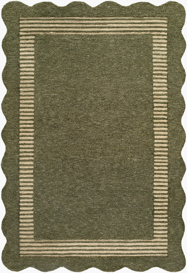 Livabliss Scalloped SCP-2308 5' x 7'6" Handmade Rug