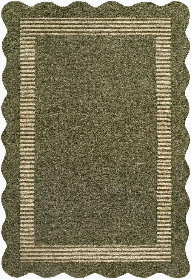 Surya Scalloped SCP-2308  3'6" x 5'6" Rug