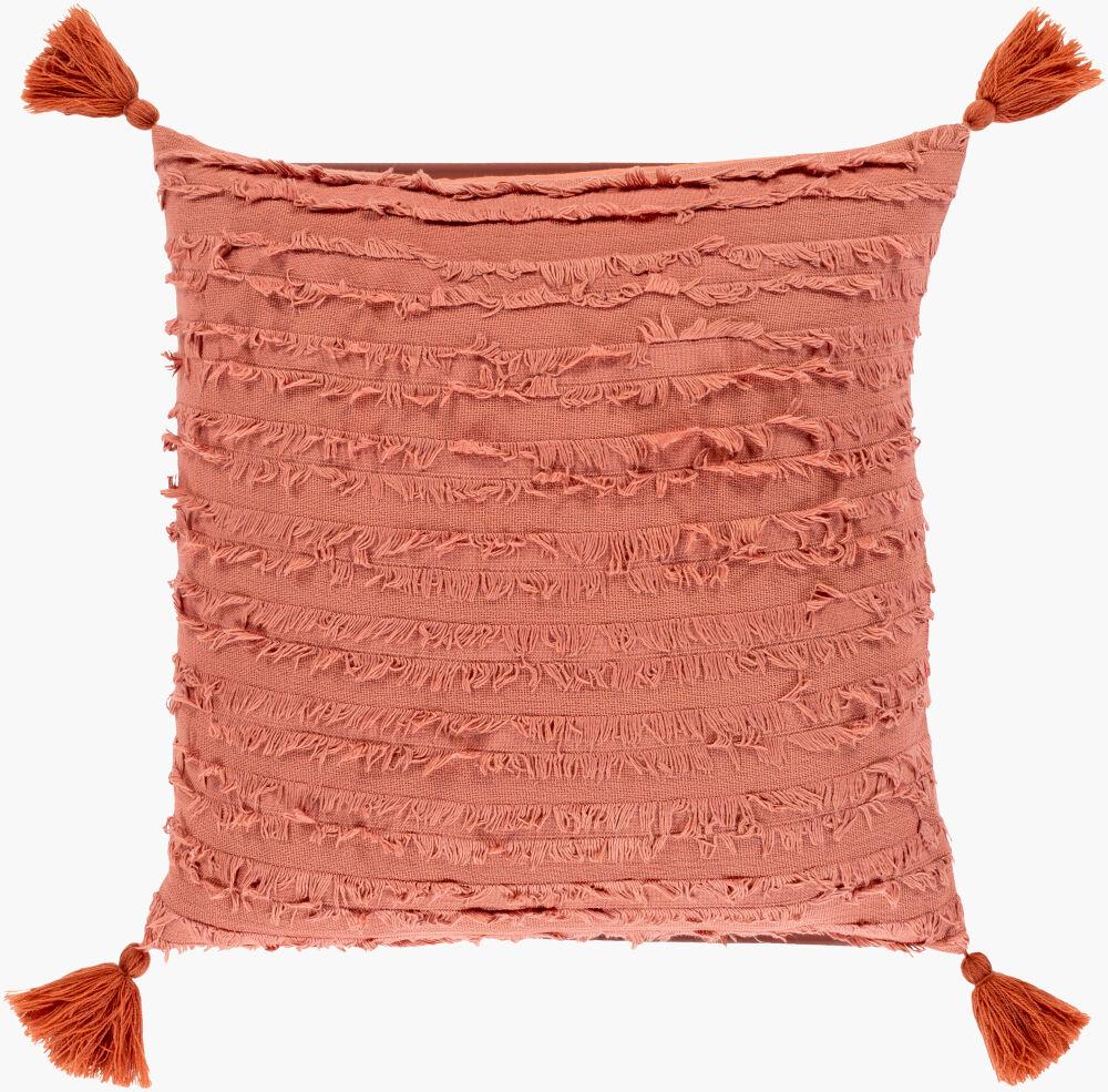 Surya Sereno SEN-002 Rust 20"L x 20"W Fabric