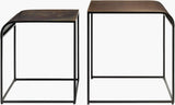 Livabliss Shayra SHAY-001 22"H x 20"W x 20"D; 20"H x 18"W x 18"D Accent Table
