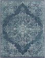 Surya Skagen SKG-2312 Dark Blue;Silver Gray;Teal;White 2' x 2'11" Rug