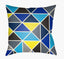 Surya Scandanavian SN-006 Aqua;Black;Dark Blue;White;Yellow 20"L x 20"W Fabric