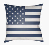 Livabliss Americana SOL-003 18"L x 18"W Pillow