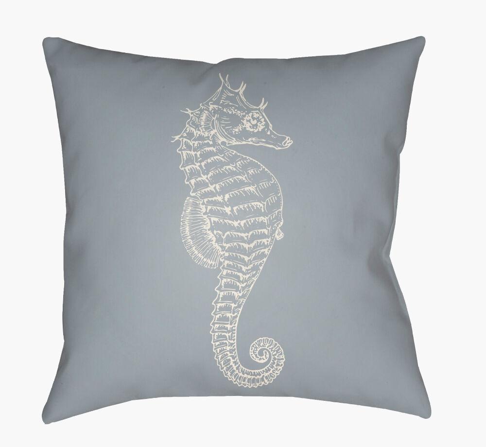 Surya Seahorse SOL-058  18"L x 18"W Fabric