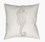 Surya Seahorse SOL-060  20"L x 20"W Fabric