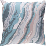 Surya Textures TX-009 Aqua;Teal 20"L x 20"W Fabric