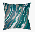 Surya Textures TX-013 Blue;Deep Teal;Emerald 22"L x 22"W Fabric