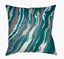 Surya Textures TX-013 Blue;Deep Teal;Emerald 22"L x 22"W Fabric