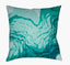 Surya Textures TX-061 Aqua;Deep Teal;Green;Seafoam 18"L x 18"W Fabric