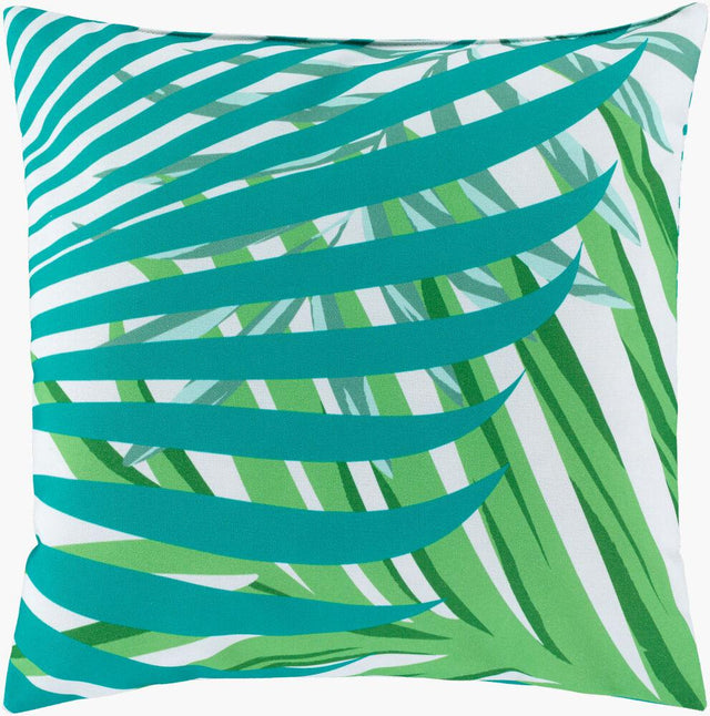 Surya Ulani UL-005 Black;Emerald;Grass Green 20"L x 20"W Fabric