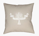 Surya Wheat WHEAT-003  18"L x 18"W Fabric