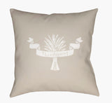 Livabliss Wheat WHEAT-003 18"L x 18"W Pillow