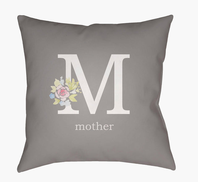 Livabliss Mother WMOM-012 18"L x 18"W Pillow