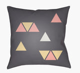 Livabliss Triangles WRAN-012 18"L x 18"W Pillow
