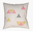 Livabliss Triangles WRAN-015 18"L x 18"W Pillow