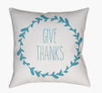 Livabliss Wreath WRE-005 18"L x 18"W Pillow