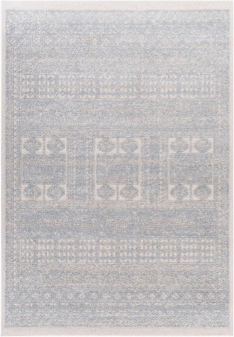 Surya Flux XUF-1006 Denim;Light Beige;Slate 5'3" x 7'7" Rug