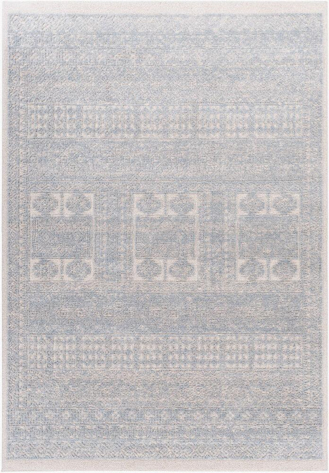 Surya Flux XUF-1006 Denim;Light Beige;Slate 5'3" x 7'7" Rug