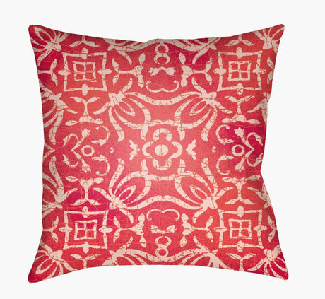 Surya Yindi YN-006 Blush;Coral;Dusty Coral;Dusty Pink;Red 22"L x 22"W Fabric
