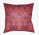 Surya Yindi YN-011 Burgandy;Burgundy;Ink Blue;Mauve;White 22"L x 22"W Fabric