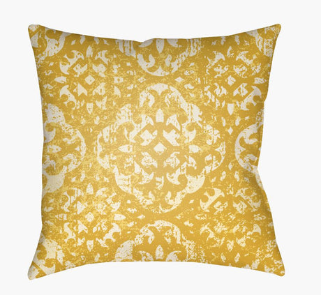 Surya Yindi YN-018 Cream;Slate;Yellow 18"L x 18"W Fabric