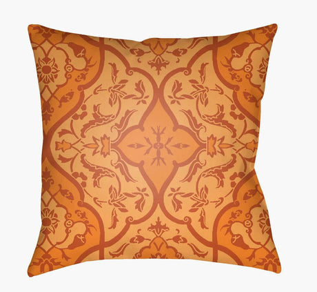 Surya Yindi YN-024 Burnt Orange;Orange 18"L x 18"W Fabric