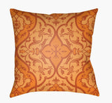 Surya Yindi YN-024 Burnt Orange;Orange 20"L x 20"W Fabric