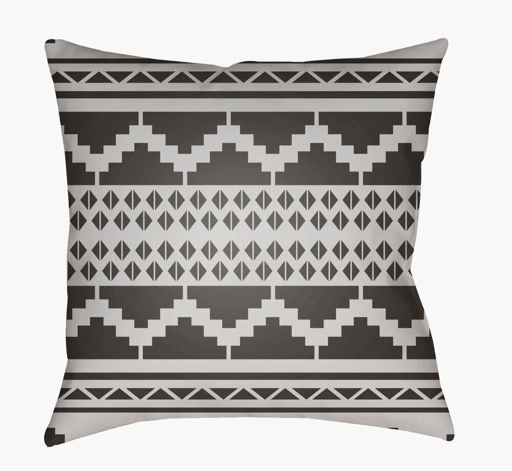Surya Yindi YN-036 Black;Pale Blue 18"L x 18"W Fabric