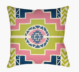 Surya Yindi YN-038 Blue;Cream;Green;Purple 20"L x 20"W Fabric