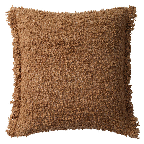Jaipur Living Angora Nisha Brown 26" x 26" Throw