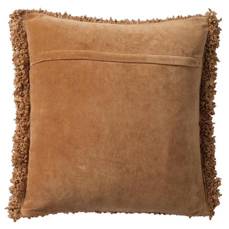 Jaipur Living Angora Nisha Brown 26" x 26" Throw