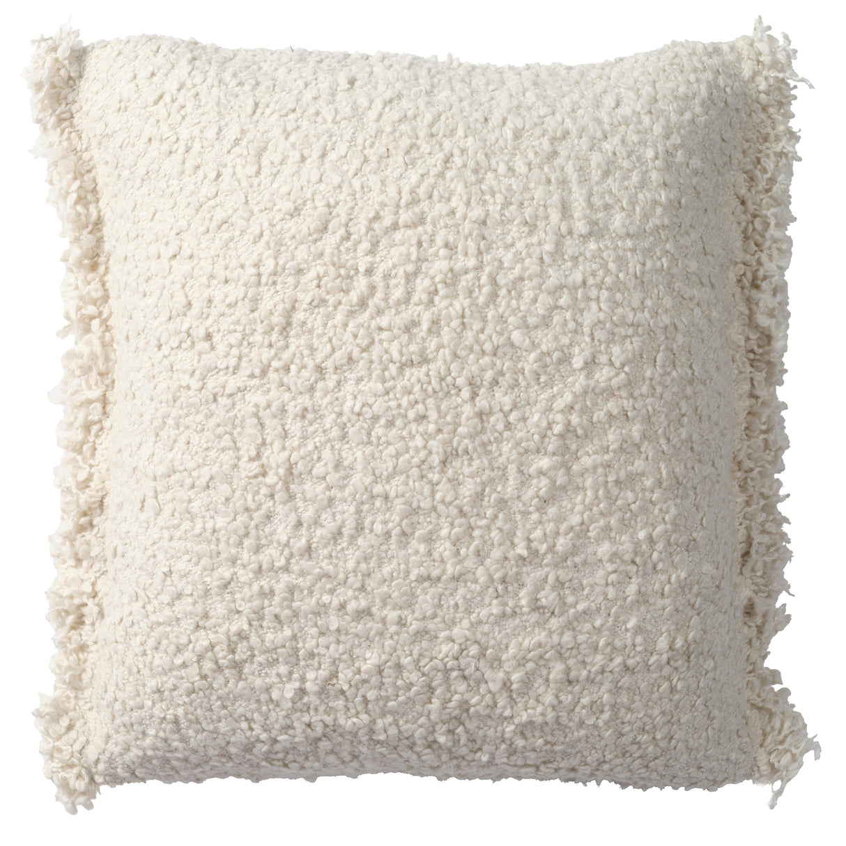 Jaipur Living Angora Nisha Cream 20" x 20" Throw