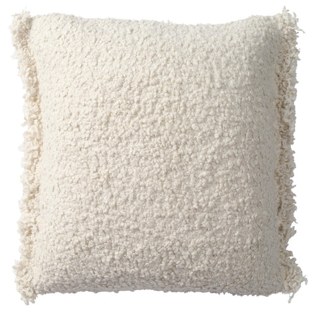 Jaipur Living Angora Nisha Cream 20" x 20" Throw