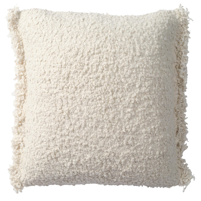 Jaipur Living Angora Nisha Cream 26" x 26" Throw