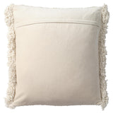 Jaipur Living Angora Nisha Cream 26" x 26" Throw