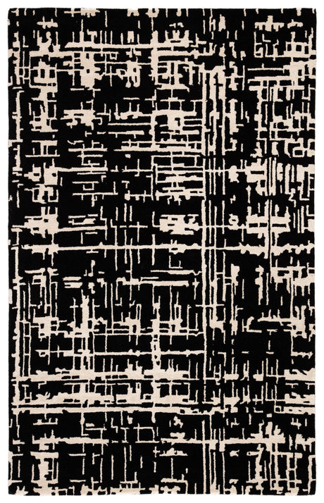 Jaipur Living Clayton Pals Stripes Black / Cream 10' x 14' Rug